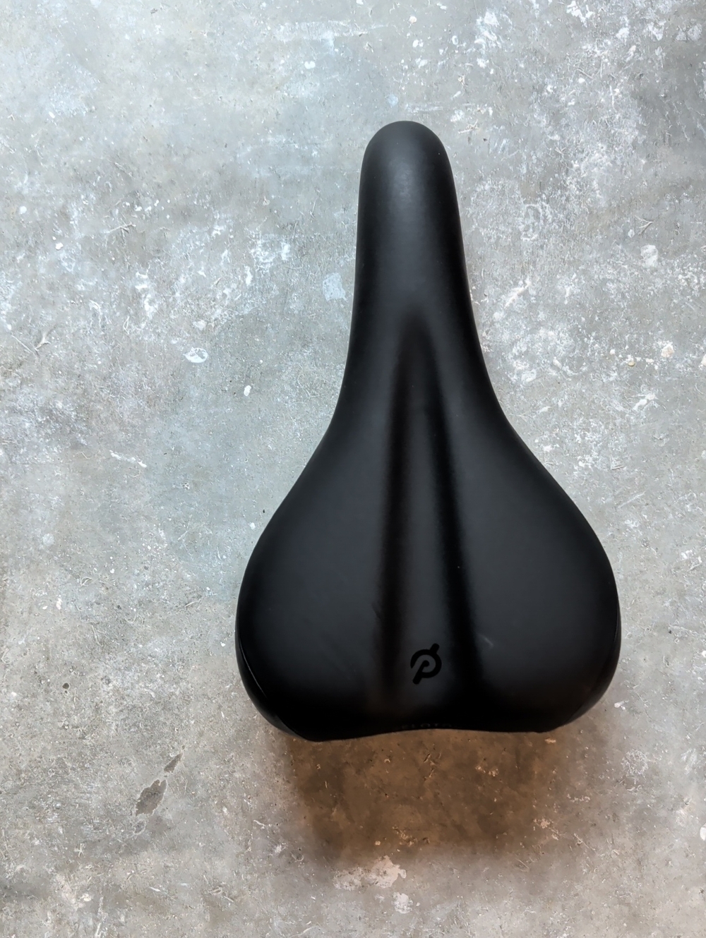Peloton Black Bike Seat with Contoured Center